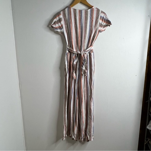 Show Me Your Mumu Val Jumpsuit Front Tie Striped Size S - Picture 8 of 11